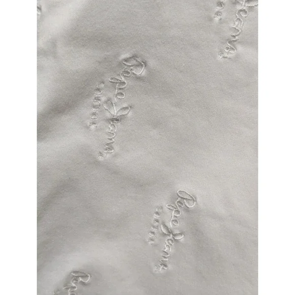 Pepe Jeans Womens Tag 28 Embroidered Pepe Throughout White 28/30 - Picture 15 of 16